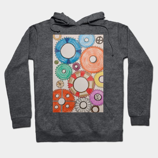 Gears in Motion Hoodie by Matt Starr Fine Art